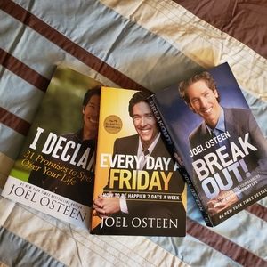 Joel Osteen, Christian book, bundle x3